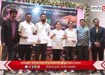 राज्यमानांकन कॅरम स्पर्धेत जैन इरिगेशनचा खेळाडू नईम अन्सारी विजयी