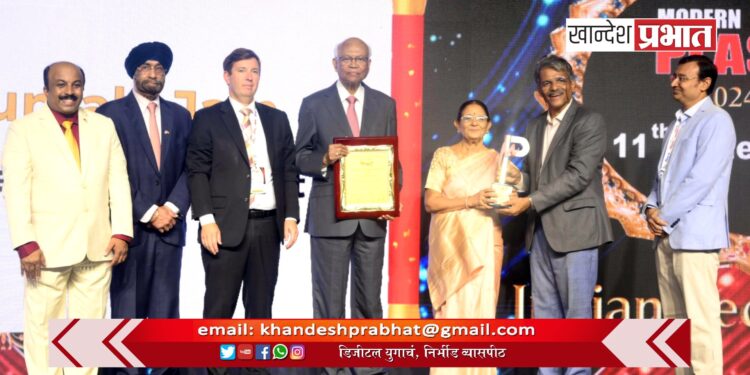 जे. बी. प्लास्टोकेमला मॉडर्न प्लॅस्टिक इंडियाचा ‘लाईफ टाईम अचिव्हमेंट’ पुरस्कार