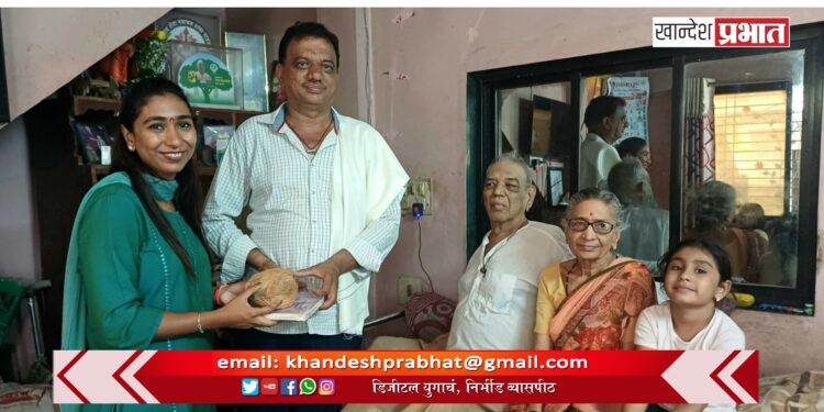 भोरगांव लेवा पंचायत ठाया पाडळसे कुटुंबनायक प्रभारीपदी ललितकुमार पाटील