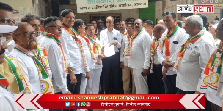 जळगाव ग्रामीणच्या शेतकऱ्यांचा महावितरण विरोधात एल्गार