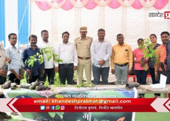 ‘एक पेड माँ के नाम’ या मोहिमे अंतर्गत रोपे वाटप