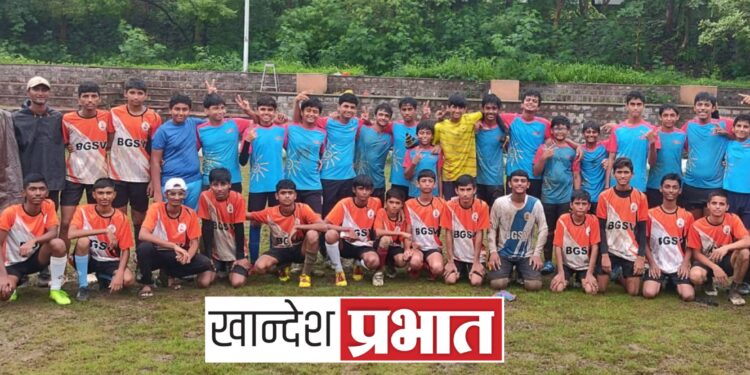 फुटबॉल तालुका आंतरशालेय स्पर्धेत अनुभूती निवासी स्कूलचे यश