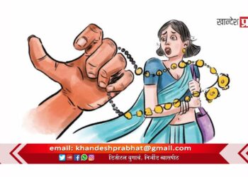 भाजीपाला घेण्यासाठी बाजारात गेलेल्या महिलेची पोत लांबवली