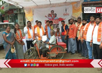 शिवसेना जळगाव महानगरच्या वतीने भगव्या सप्ताहाचा शुभारंभ