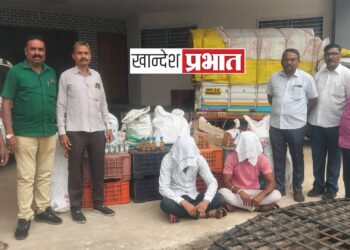 अमळनेर तालुक्यात बनावट मद्यसाठा पकडला ; राज्य उत्पादन शुल्क विभागाची कारवाई