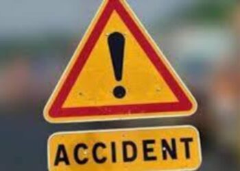 मजूर घेऊन जाणारे ट्रॅक्टर पलटी झाल्याने चार मजूर जखमी