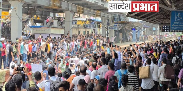 चिमुकल्या मुलींवर लैंगिक अत्याचार प्रकरणी बदलापूरकरांचा रेल रोको