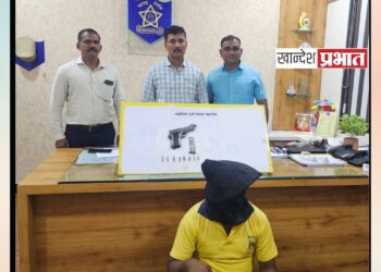 गावठी कट्टा, जिवंत काडतुसे बाळगणाऱ्या तरुणाच्या मुसक्या आवळल्या