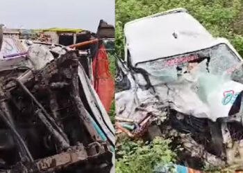 कीर्तनाचा कार्यक्रम आटोपून घरी परतणाऱ्या भाविकांवर काळाचा घाला !