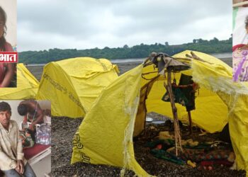 शेतातील राहुट्यांवर वीज कोसळल्याने ५ जण जखमी