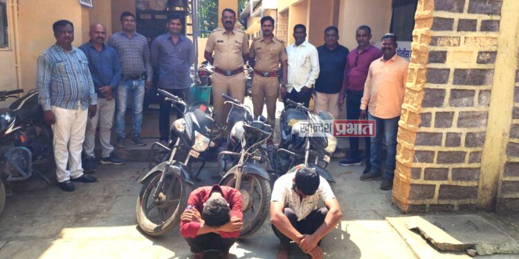 दुचाकी चोरट्यांना अटक ; भुसावळ, जळगावातून चोरल्या दुचाकी