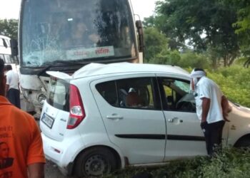 मनुदेवीच्या दर्शनाला जाणाऱ्या भाविकांचा अपघात ; तिघांचा मृत्यू