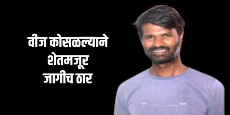 अंगावर वीज पडून शेतकऱ्याचा मृत्यू