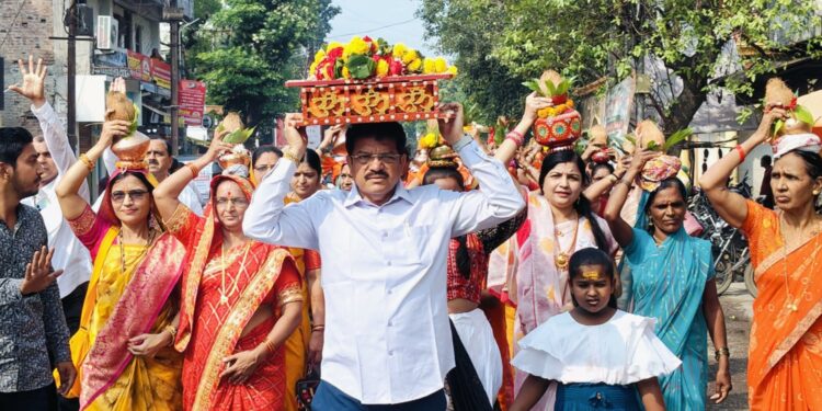 अध्यात्मिक उन्नतीसाठी शिवमहापुराण कथा लाभदायी.. – आ.राजूमामा भोळे
