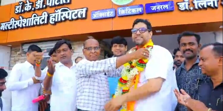 जळगाव शहर मतदारसंघातून डॉ.अनुज पाटील यांना मनसेकडून उमेदवारी जाहीर