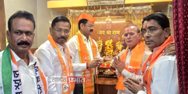 आ. किशोर पाटीलांचा भडगावात प्रचार शुभारंभ ; रॅलीत जनतेचे घेतले आशिर्वाद