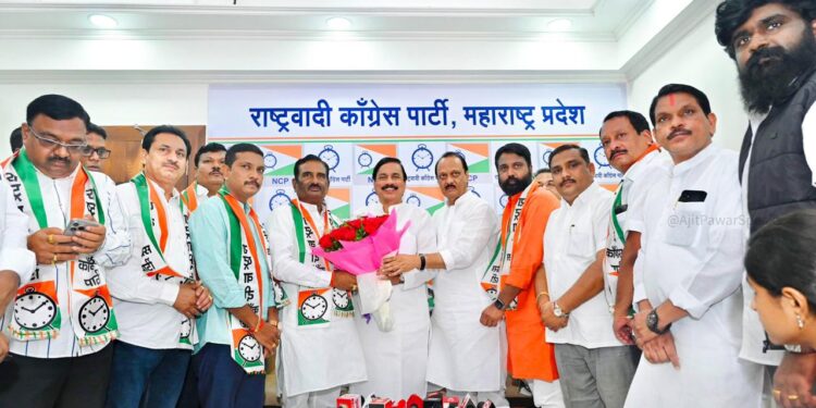 नांदेडचे भाजपचे माजी खा. प्रतापराव पाटील चिखलीकर यांचा अजित पवार यांच्या राष्ट्रवादीत प्रवेश