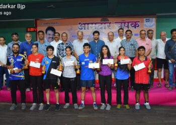 आमदार राजूमामा भोळे चषक अंतर्गत राज्य अजिंक्यपद टेबल टेनिस स्पर्धा उत्साहात