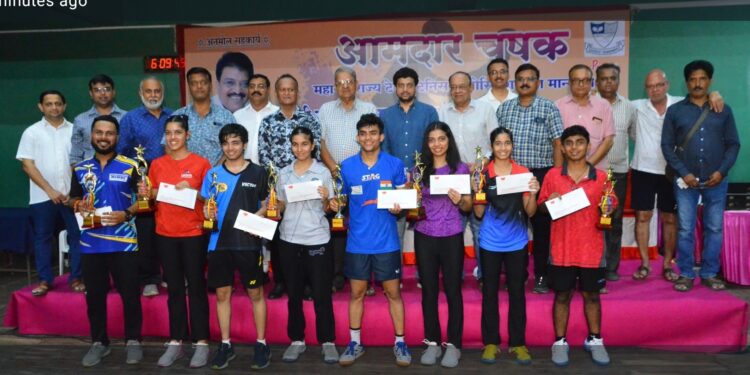 आमदार राजूमामा भोळे चषक अंतर्गत राज्य अजिंक्यपद टेबल टेनिस स्पर्धा उत्साहात