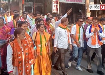 “कहो दिल से, राजूमामा फिर से” घोषणांनी शिवकॉलनी परिसर दणाणला