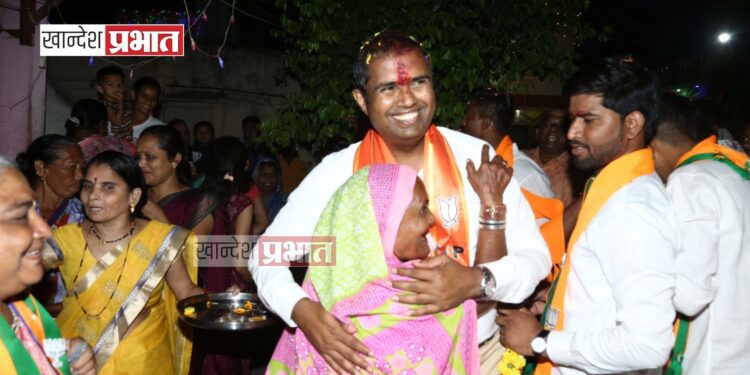 आ. मंगेश चव्हाण यांचे घराघरातुन स्वागत ; प्रचाराचा जोर वाढला