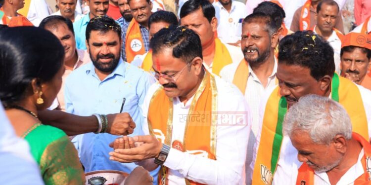 सातगाव सह परिसराचा विकसित चेहरा निर्माण करणार.. -आ. किशोरआप्पा पाटील