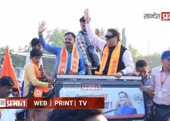 अभिनेता गोविंदाच्या रोडशोला पाचोर्‍यात नागरिकांचा उदंड प्रतिसाद