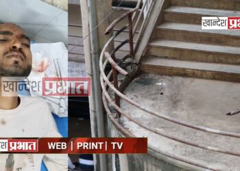 गोलाणीमार्केटच्या दुसऱ्या मजल्यावरून पडून तरुण गंभीर जखमी !