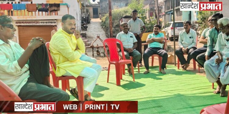 प्रतापराव पाटलांच्या विविध गावांमध्ये द्वारदर्शनपर भेटी ; पुन्हा लोकसेवेत सक्रिय