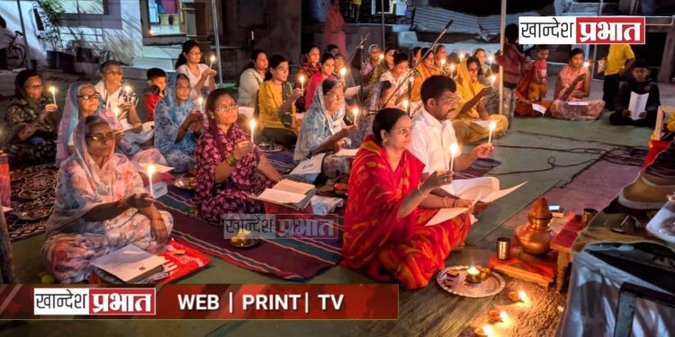 संत ज्ञानेश्वर चौकात ‘दीपोत्सव’ सोहळा रंगला 