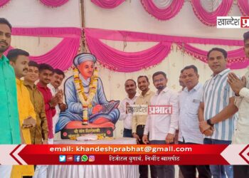 श्री संताजी जगनाडे महाराज जयंती जामनेर येथे जल्लोषात साजरी