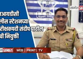एमआयडीसी पोलीस स्टेशनच्या निरीक्षकपदी संदीप पाटील यांची नियुक्ती