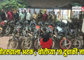 चोरट्याला अटक ; चोरीच्या १९ दुचाकी जप्त