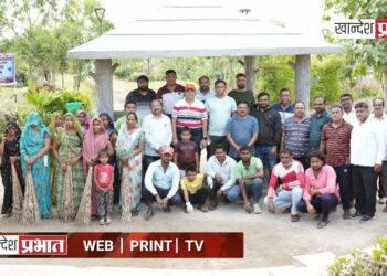 जामनेर नगर परिषदेतर्फे सोनबर्डी टेकडी येथे स्वच्छता अभियान