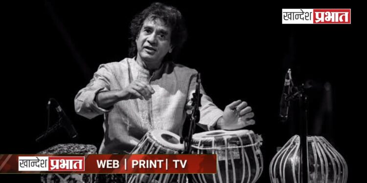 प्रसिद्ध तबलावादक झाकीर हुसेन यांचे ७३ व्या वर्षी निधन