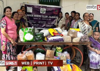 इनरव्हील क्लब जळगावची वृद्धाश्रमास भेट