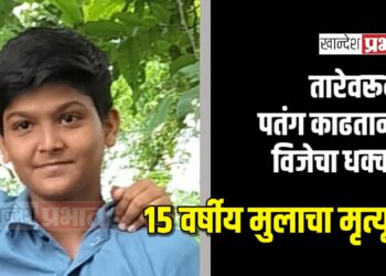 तारेवरून पतंग काढताना विजेचा धक्का ; १५ वर्षीय मुलाचा मृत्यू !