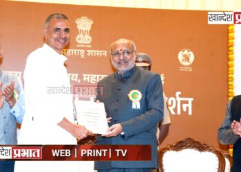 विकास मल्हारा यांच्या अमूर्त चित्राला राज्य शासनाचा पुरस्कार !