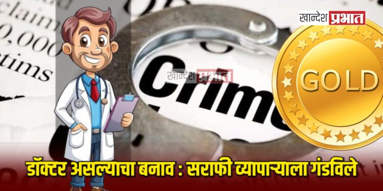 डॉक्टर असल्याचा बनाव : सराफी व्यापाऱ्याला गंडविले