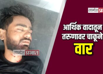 आर्थिक वादातून तरुणावर चाकूने वार ; तरूण गंभीर जखमी