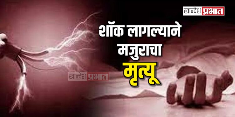महावितरणचे काम करताना शॉक लागून मजुराचा मृत्यू