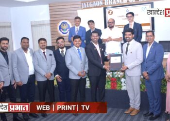 सी. ए. शाखेचा पद हस्तांतरण सोहळा उत्साहात संपन्न ; मंत्री गुलाबराव पाटलांची उपस्थिती