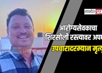 आरोग्यसेवकाचा शिरसोली रस्त्यावर अपघात ; उपचारादरम्यान मृत्यू !