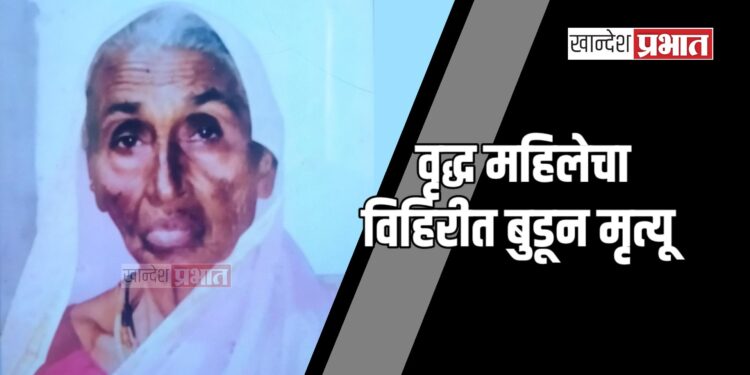 वृद्ध महिलेचा विहिरीत बुडून मृत्यू ; धरणगाव तालुक्यातील घटना