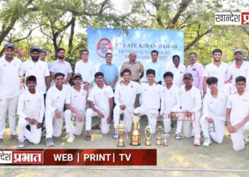 किरण दहाड स्मृती टी-ट्वेंटी क्रिकेट स्पर्धा यशस्वीरित्या संपन्न