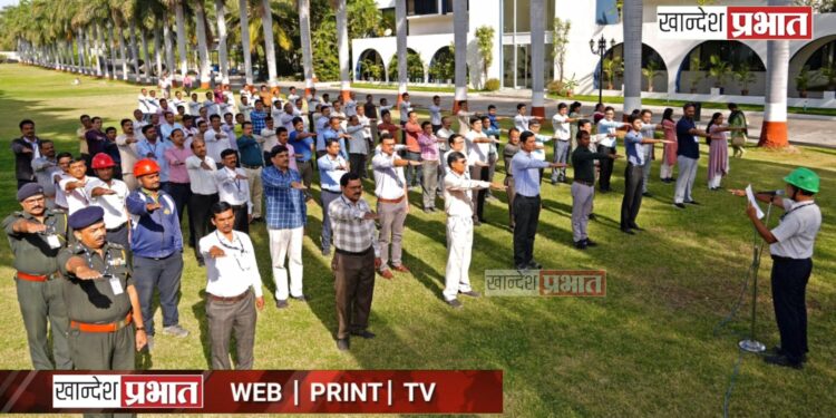 जैन इरिगेशन सिस्टीम्सच्या आस्थापनांमध्ये राष्ट्रीय सुरक्षा सप्ताह साजरा