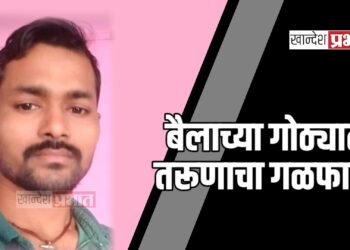 बैलाच्या गोठ्यात तरूणाचा गळफास ; अमळनेर तालुक्यातील घटना