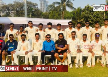 जैन इरिगेशनला द टाईम्स क्रिकेट शिल्ड ट्रॉफी ‘सी’ डिव्हिजनचे विजेतेपद