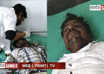 डिव्हायडरला दुचाकी धडकल्याने अपघात ; दोघे जखमी