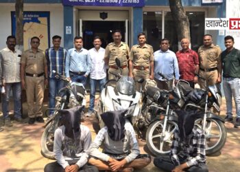 दुचाकी चोरटे एमआयडीसी पोलीसांच्या जाळ्यात